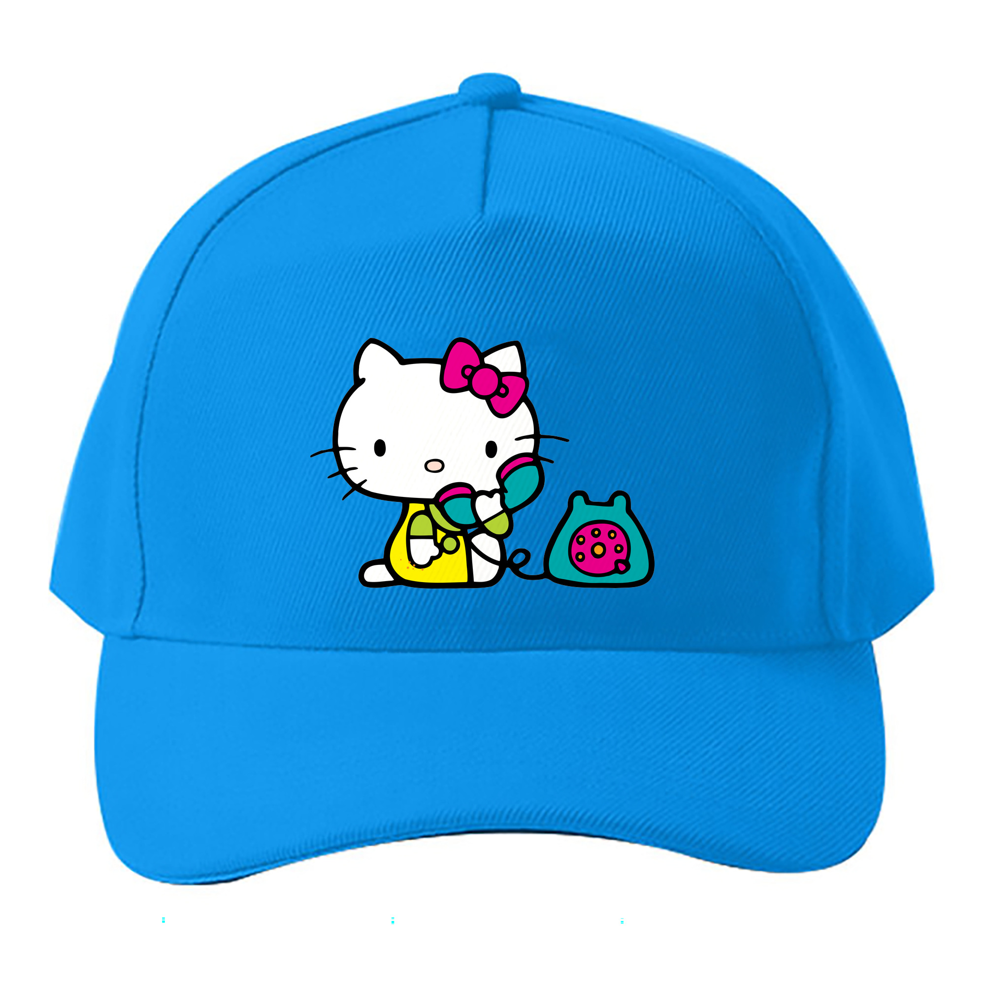 （画像用） Hello Kitty ハローキティ ベースボールキャップ 綿100％ 男女兼用 帽子 スポーツ